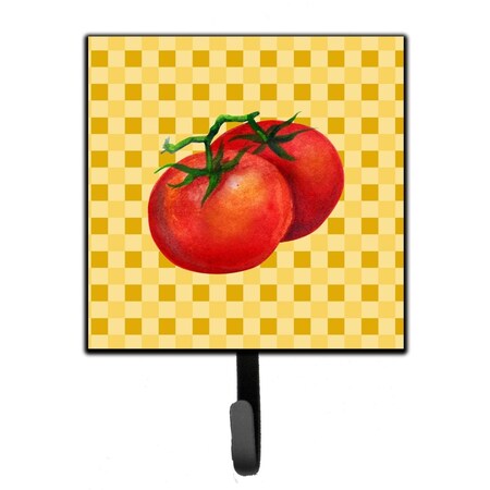 Carolines Treasures Tomato on Basketweave Leash or Key Holder BB7215SH4
